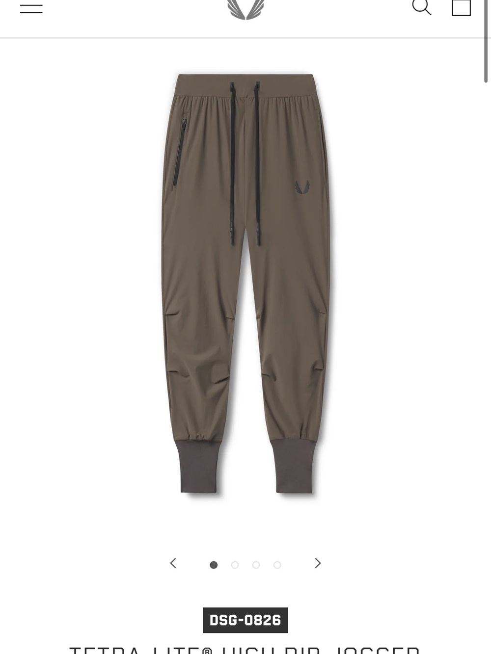 TETRA-LITE® HIGH RIB JOGGER Unbranded Men's Olive Jogger Pants